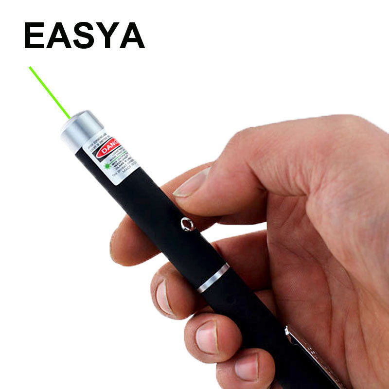 High Quality Red/Blue/Green Laser Pointer 5mW Powerful 500M Laser Pen Professional Lazer pointer With 2*AAA Battery For Teaching
