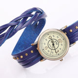 High Quality Vintage Cow Leather Rivet Watch Women Antique Wrist Watch Casual Quartz Watch Relogio Feminino Reloj Mujer 