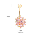 High quality Medical Steel Crystal Rhinestone Belly Button Ring Dangle Navel Body Jewelry Piercings Tassel