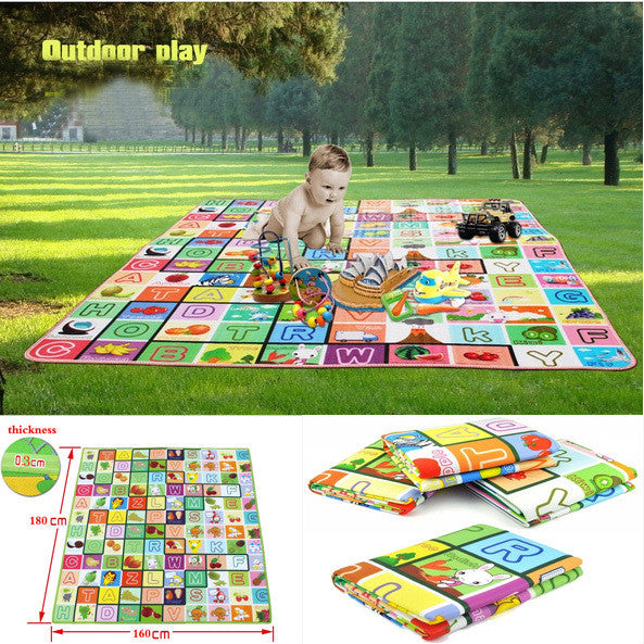 High quality child play mats aluminum eco-friendly baby play mats crawling pad,can be used as camping mats, tent mats 160 * 180