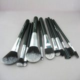 High Quality 10 pieces Super soft Taklon hair makeup brush set kit makeup tools make up brushes