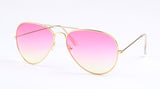 High Quality Brand Designer Women Sunglasses 3025 Pilot Sun glasses Sea gradient shades Men Fashion glasses 