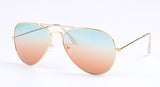 High Quality Brand Designer Women Sunglasses 3025 Pilot Sun glasses Sea gradient shades Men Fashion glasses 