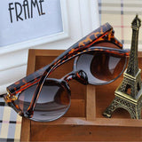 High Quality New Fashion Retro Designer Super Round Circle Glasses Cat Eye Semi-Rimless Women's Sunglasses Glasses Goggles