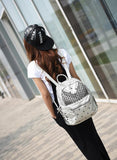 Women Backpacks Washed Leather Backpacks Lady Girls Travel Women Bags Rivet Backpacks Student School Bag 