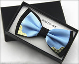 High quality metal bow tie men butterfly cravat bowtie male solid color Wedding commercial bow ties for men