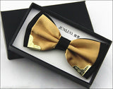 High quality metal bow tie men butterfly cravat bowtie male solid color Wedding commercial bow ties for men