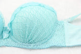 High quality women push up bra sets sexy lace Jacquard mesh girl bra set underwear lingerie sets bra + panties