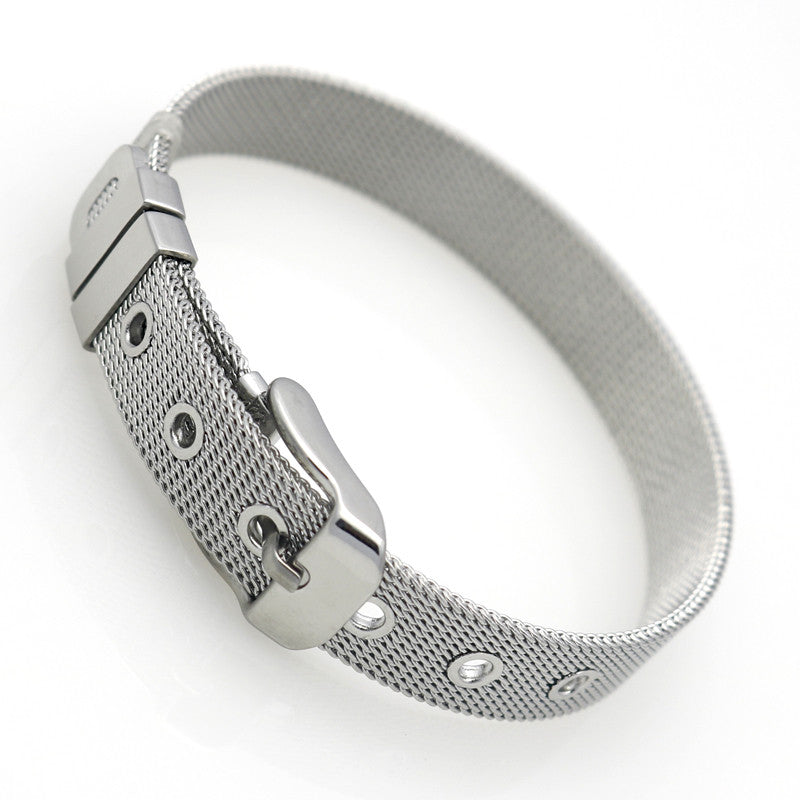 Hot Classic Fashion Jewelry Bracelets Bangles fine Stainless Steel Wristband Bracelet For Women Top Quality