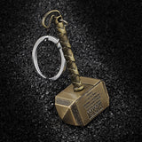 Hot Marvel Comics Super Hero Pendant Key Chain The Avengers Mjolnir Thor Hammer Keychain Keyring Chaveiro