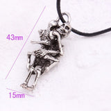Men Women Infinity Love Necklace Silver Plated Couple Skulls Hug Chain Pendant Necklace