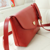 Hot Sale Heart Women Leather Handbags Cross Body Shoulder Bags Fashion Messenger Bags