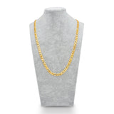 Hot Sale Men's 18K Yellow Gold Plated Italy Figaro Chain Necklace 24" 60CM