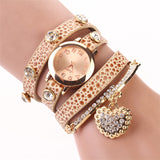 Fashion New Arrive Fashion Casual Luxury Steel Pearl Bracelet Wristwatch Watch Women Ladies Casual Montre Watch