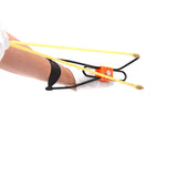Pocket powerful catapult velocity Foldable Wrist Support Sling Shot Slingshot Outdoor Hunting Fishing Red barnett sling shot