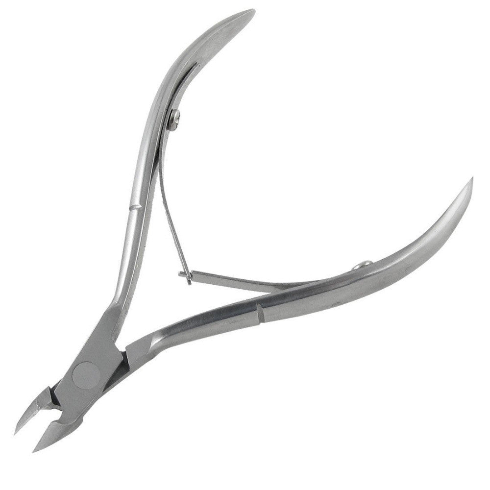 Stainless Steel Cuticle Nipper Nail Art Clipper Cutter DIY finger plier scissors pedicure knife
