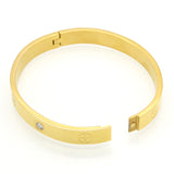 Hot Sell Couple Bracelet Cross Screw Gifts For Women Titanium Steel 18K Gold Plated Fashion Men Jewelry Love Bracelets & Bangles