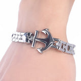 Hot Selling Stainless Steel Bracelets Bangles Man Fashion Jewelry Charms Punk Man Accessories Male Wrap Cuff Bracelet