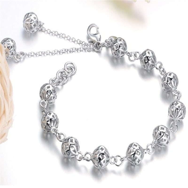 Hot sale Jewelry Pulseras Fashion Silver Bracelets for Women Bracelets & Bangles