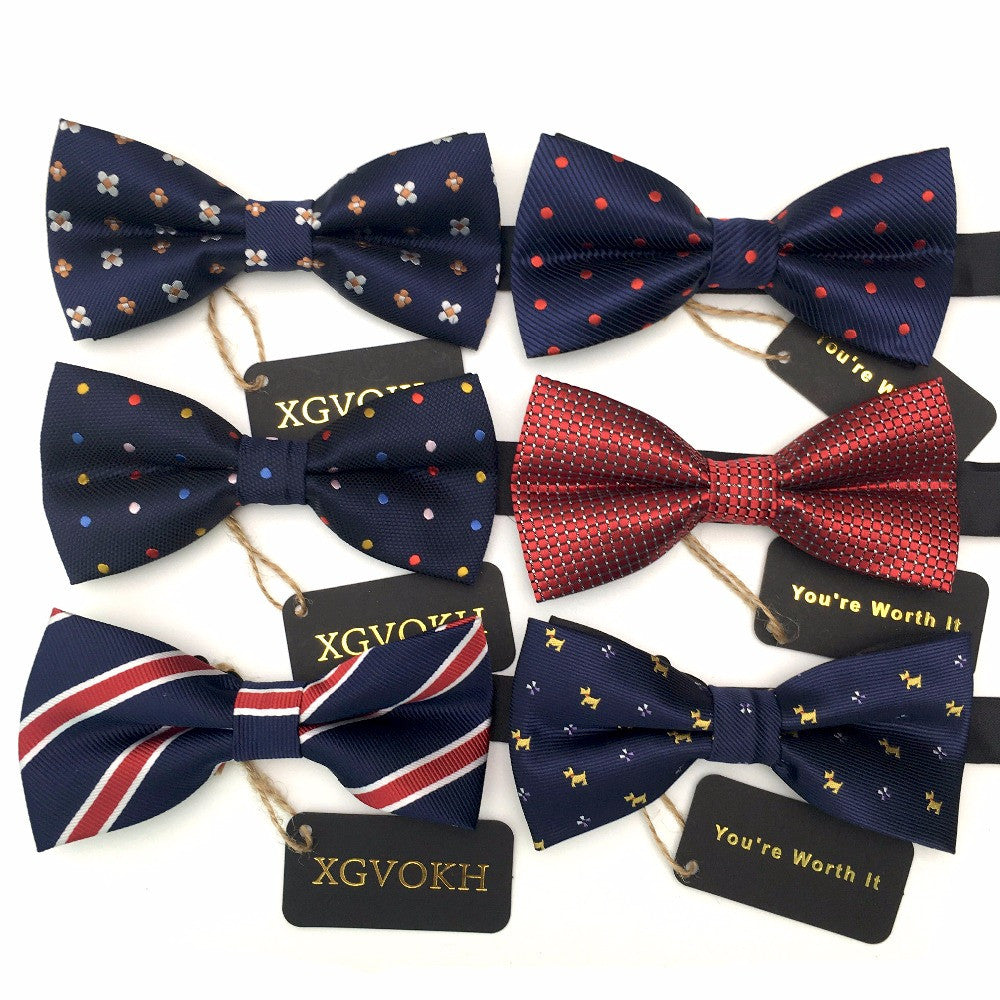 Hot sale Men Formal commercial Gentleman bow tie butterfly cravat bowtie male solid color marriage bow ties for men