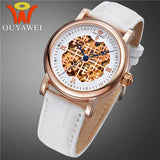 Hot sale Men Watch Luxury Brand Casual Leather Strap Mechanical Watches 1 ATM Water Resistant