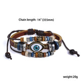 Hot High Quality Evil Eye Jewelry Bracelet 21 Inch Rope Wrap Anchor Bracelet for Women Men Gifts
