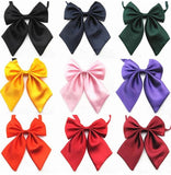 Hot Sale Formal Commercial Bow Tie Butterfly Cravat Silk Bowtie Solid Color Marriage Bow Ties For Women Formal Business