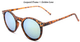 Hot Sunlover Brand Designer Round sunglasses Women Multicolor Mercury Mirror sun glasses Vintage Style