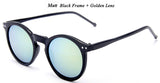 Hot Sunlover Brand Designer Round sunglasses Women Multicolor Mercury Mirror sun glasses Vintage Style