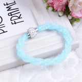 Hot sale Mesh Double Stardust Bracelets With Crystal stones Filled Magnetic Clasp Charm Bracelets Bangles