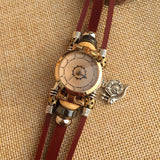 Hot sell Fashion Watch Women Ethnic Style Retro Leather Strap Watches High Quality Quartz Watch Clock