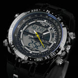 Luxury Brand INFANTRY Mens Watches LCD Reloj Digital New Casual Quartz Watch Military Police Chronograph Watch