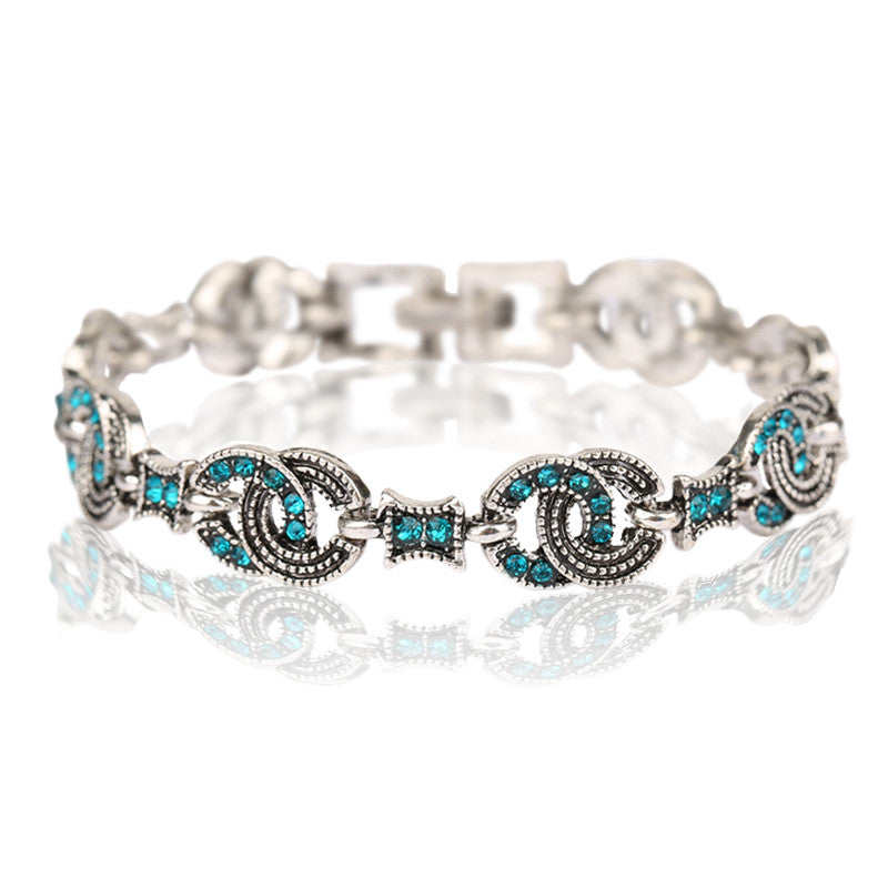Jewelry Bohemia Style Retro Resin Multicolor Charm Latest Love Women Bracelets & Bangles