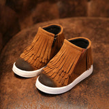 Kids Trainers Baby Shoes Girls Boys Boots Rubber Boot Baby Fashion Sport Shoes Superfly Original Tassel Shoes Comfortable