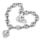 Korea Style Magic Imitation Bracelet Fashion heart Crystal bracelets & bangles for women 