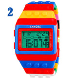 LED Watch Women Kids Watch Fashion Casual Cartoon Watches Colorful Rainbow Girls & Boys Digit Clock Hour Wristwatches