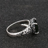 Latest Design Trends Vintage Jewelry Rings For Women Tibetan Silver Alloy Big Size 925 Silver Ring 