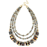 Latest Women Multi layers Statement Necklace Boho Style Choker Chains Ball Handmade Collar Maxi Necklaces & Pendants Big Jewelry