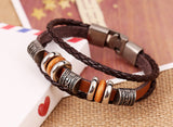 Leather Bracelets New Women's Trendy Bracelets Elegant Leather Bracelets Brown Charm Bracelets