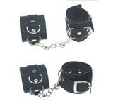 Leather Handcuffs Wrist Restraints Sex adult game toys Sexy Costumes Cosplay Slave Hand cuffs for erotic women couples