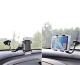 Long Arm Universal Car soft tube Mount Bracket Holder for iPhone Phone GPS MP4 PDA 360 Degree
