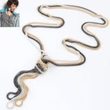 Long Chains Necklace for Women Collier Punk Fashion Multilayer Statement Necklaces & Pendants Jewelry