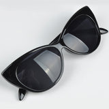 Lovely Cat Eye UV Protection Anti-Radiation Women Sunglasses Vintage Goggles Dark Glasses