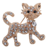 Luxurious Gold Full Shining Rhinestone vintage Tiger Brooch Wedding Gift Fine and Fashion Jewelry brooches for women