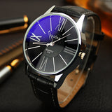 Luxury Brand Leather Watches Men Waterproof Fashion Casual Sports Quartz Watch Dress Business Wrist Watch Hour for Men Male