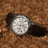 Luxury Brand Mens Watches Fashion Genuine Leather Business Quartz Men Watch 3ATM Sports Waterproof Wristwatch