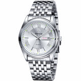 Luxury Top Brand Men's Watch Date Day Stainless Steel Relojes Luminous Hour Clock Dress Men Casual Quartz Watch Sport Wristwatch