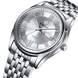 Luxury Top Brand Men's Watch Date Day Stainless Steel Relojes Luminous Hour Clock Dress Men Casual Quartz Watch Sport Wristwatch
