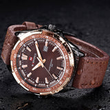 Luxury Top Brand Watches Men Fashion Quartz Watch Classic Date Genuine Leather Waterproof Male Wristwatch Relogio Masculino
