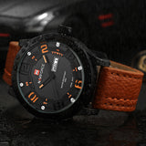 Luxury Brand Men Sports Watches Men's Quartz Date Clock Fashion Casual Leather Strap Army Military Wrist Watch Male Relogio